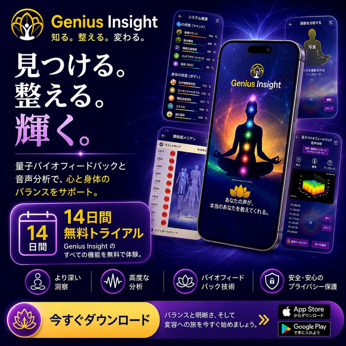Genius Insight App — Free 14-day trial